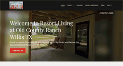 Desktop Screenshot of oldcountyranchrvpark.com